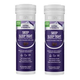 BSYS  Coffee Flavor But Make It Sleepy These Sleep-support Chews Taste Like Your Favorite Brew No Jitters  Just Cozy Vibes To Drift Off Easy  Sle (Option: Two bottles)