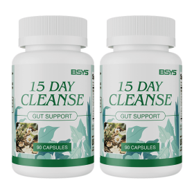 BSYS Intestinal Cleanse Capsules  Promote Regular Bowel Movements Digestive System Detox Support Gut Health DailyDetox GutHealthCare (Option: Two bottles)