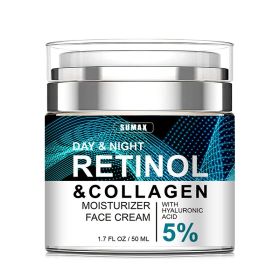 Retinol Anti Aging Face Cream Moisturizing Wrinkle Remover Collagen Hyaluronic Acid Creams Skin Care 50ML (Color: 50ml A)
