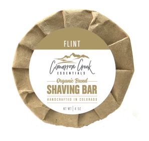 Flint Organic Shaving Bar Soap 3.2oz (Select Qty: 2 Bars)